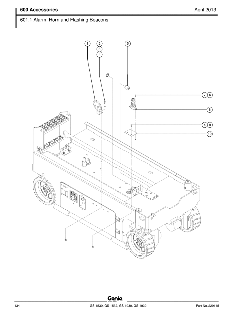 Mec Scissor Lift Wiring Diagram from gcironparts.com