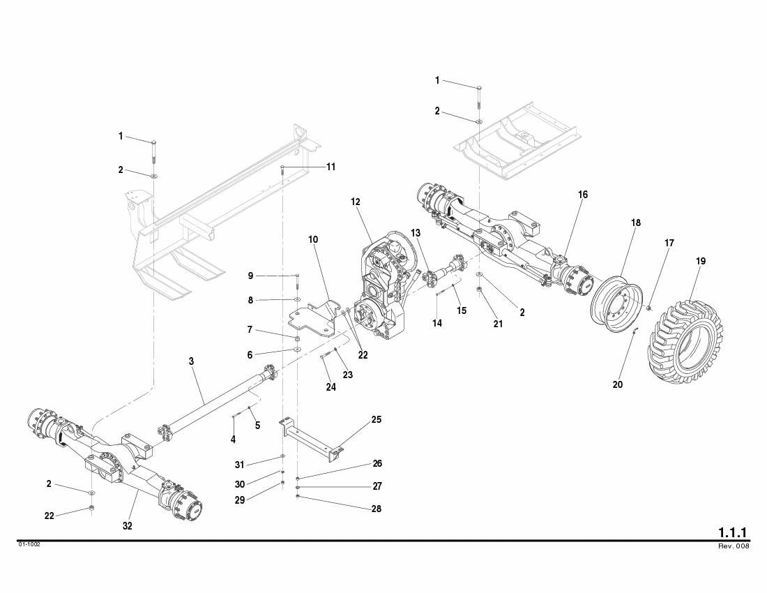 lull 844c-42 parts manual