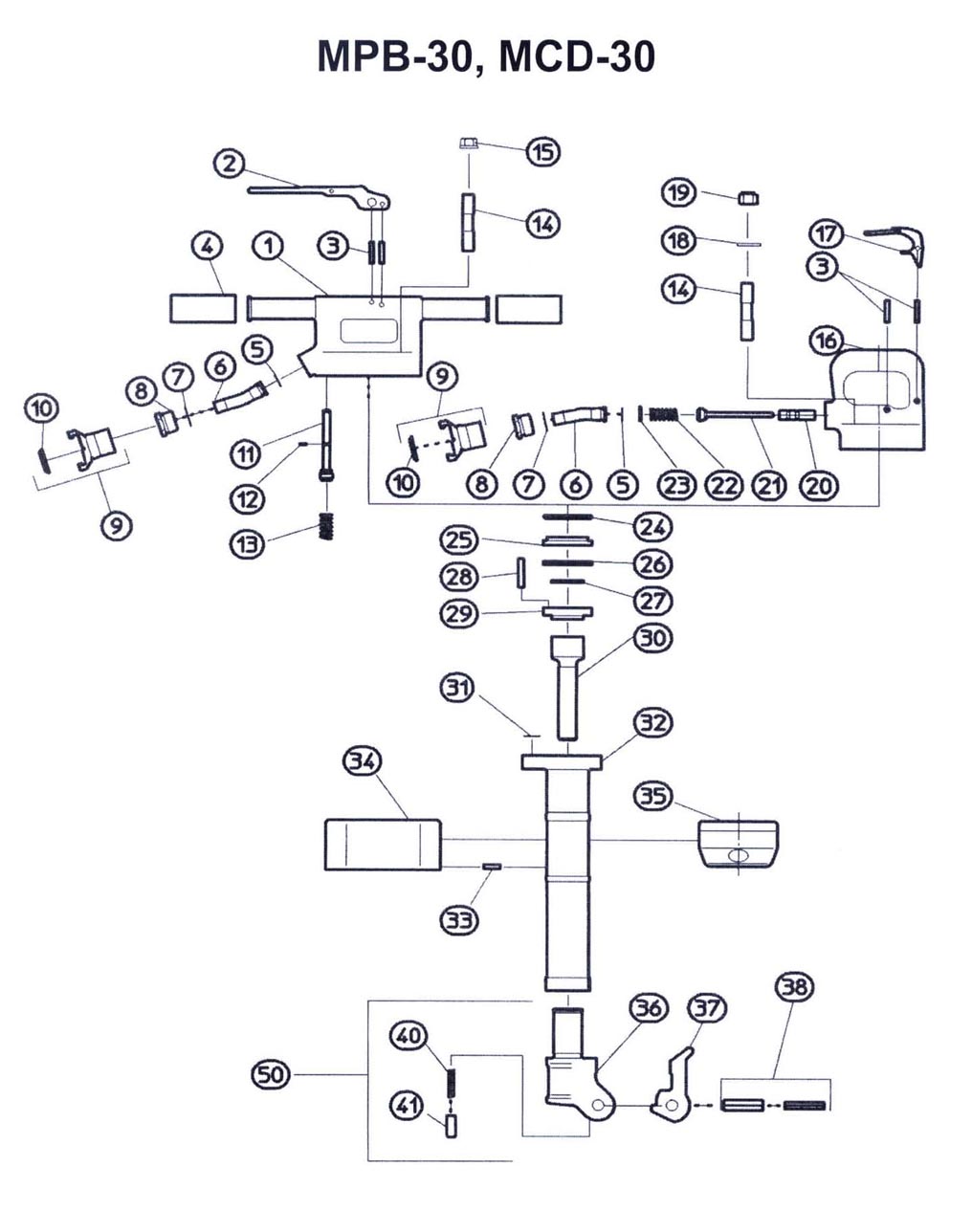 apt rivet buster 133 parts diagram