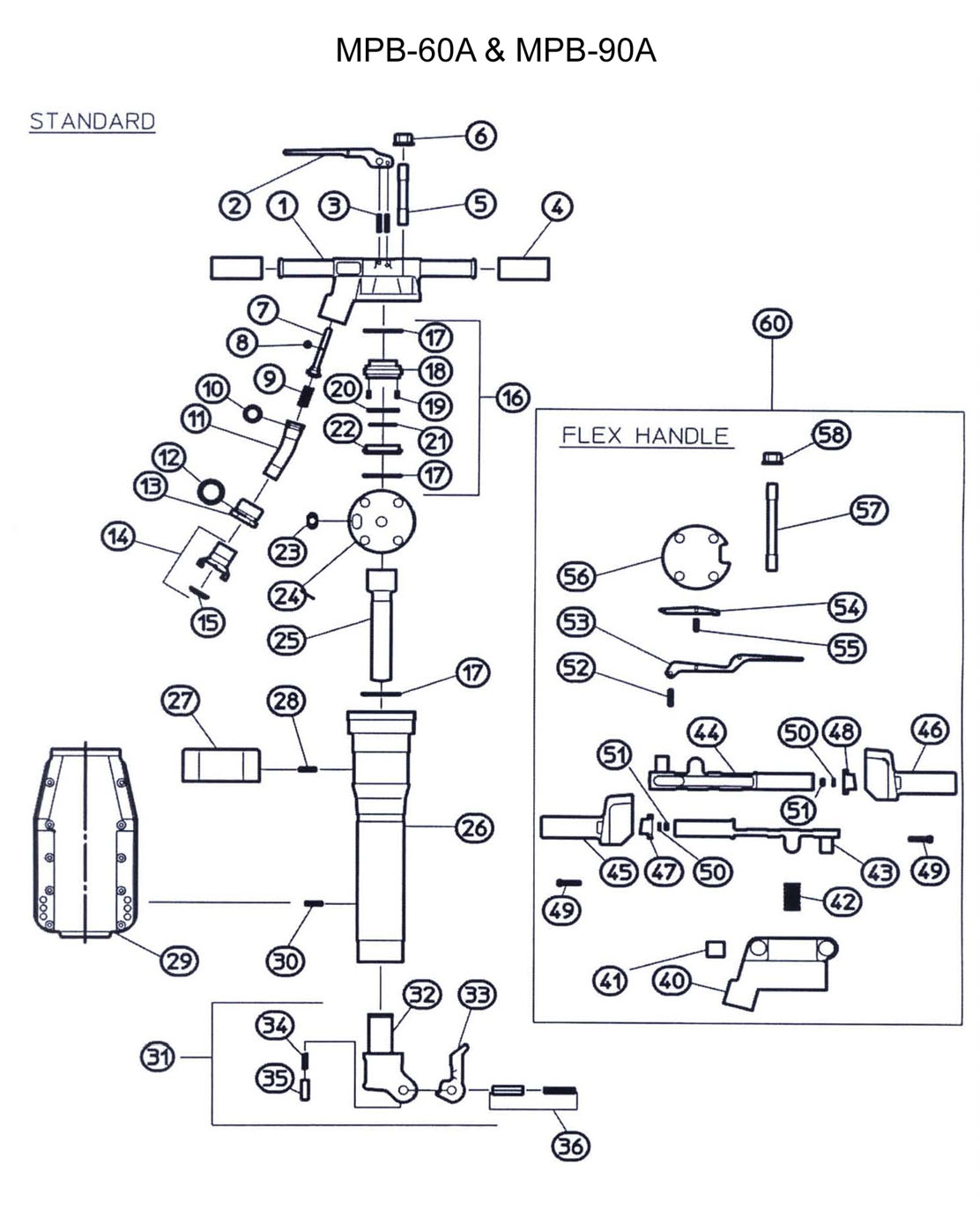 apt rivet buster 133 parts diagram
